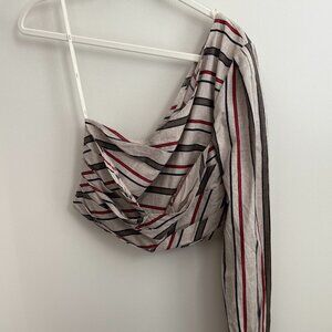 Cropped One arm Long sleeve